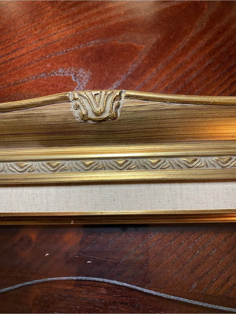 Gold Ornate Victorian style Picture Frame - comes with Matt and glass 11x14